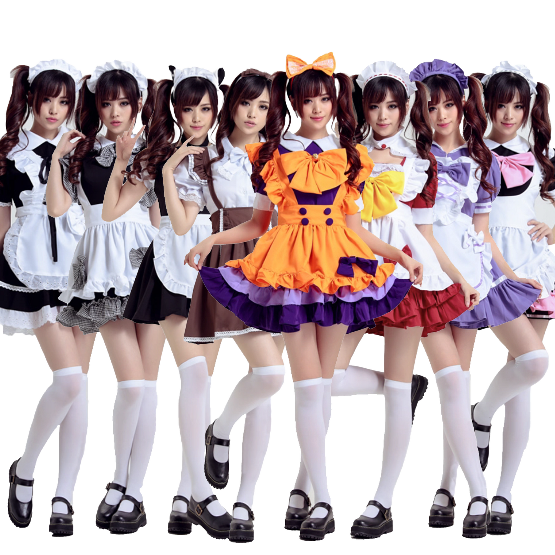Anime Cosplay Princess Dress Maid Cafe Uniform Japanese Style party X party