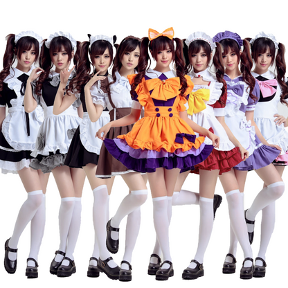 Anime Cosplay Princess Dress Maid Cafe Uniform Japanese Style party X party
