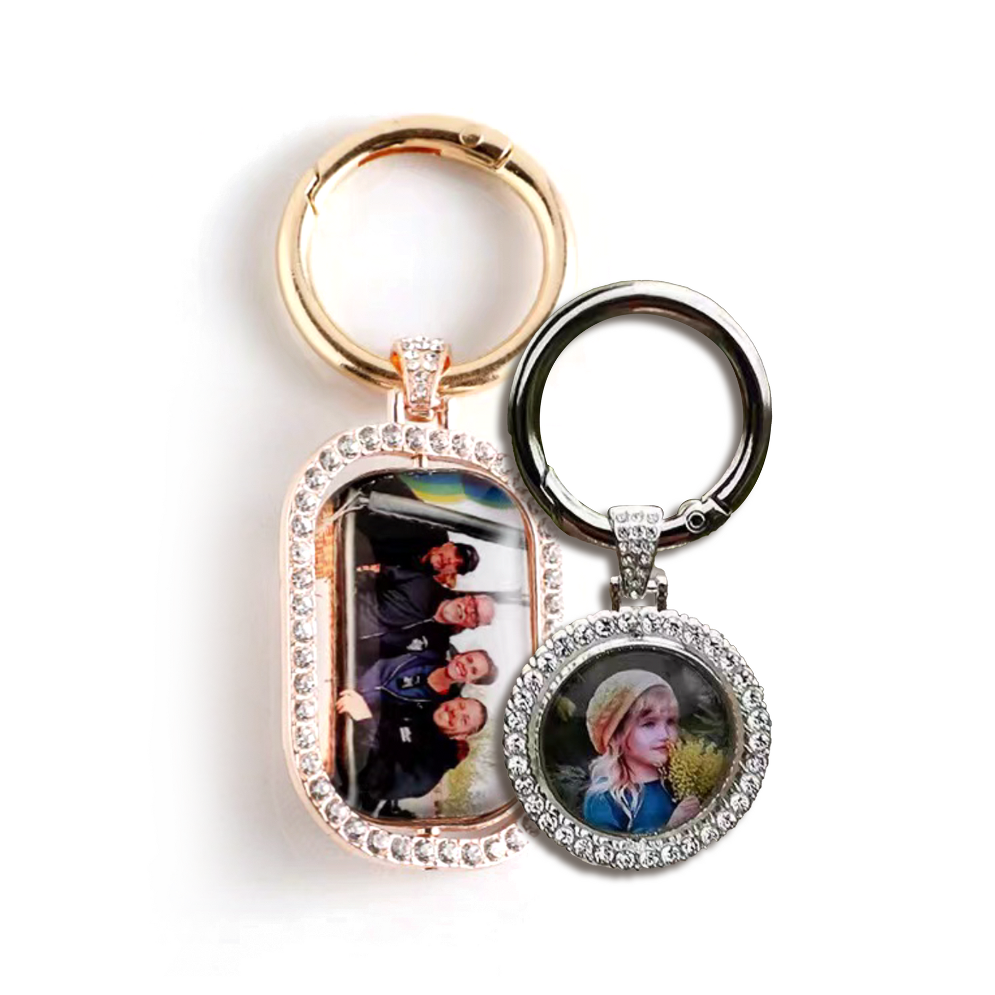 Double-Sided Photo/Pattern Custom Keychain, Creative Birthday Gift, Fashionable Charm, Gift for Boyfriend/Girlfriend party X party
