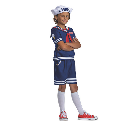 Halloween Cosplay Stranger Things Ice Cream Shop Sailor Costume party X party
