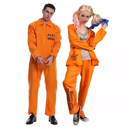 Adult Jumpsuit Prison Costume/Cosplay Party Outfit party X party