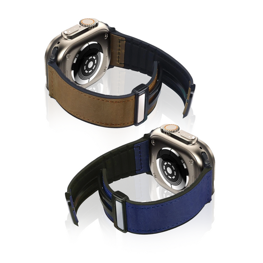 Apple Watch Crazy Horse Leather-Texture Magnetic Strap – For iWatch S10 SW-16 party X party