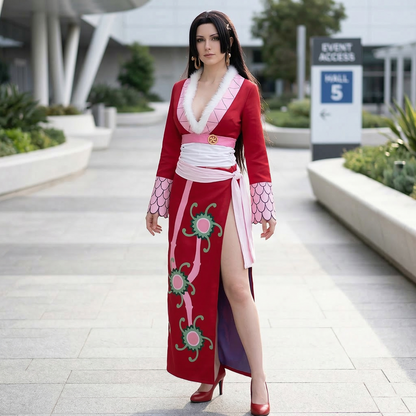 One Piece – Boa Hancock Cosplay Costume Anime Character Role-Play Outfit 0020 party X party