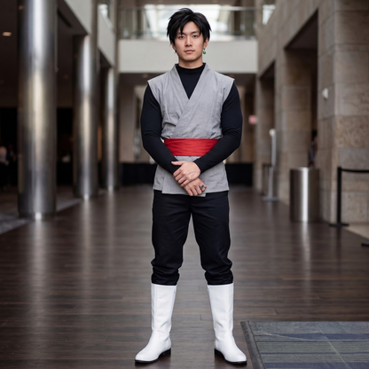 Dragon Ball Super Zamasu Cosplay Costume – Anime Battle Outfit with Sash Set DB005