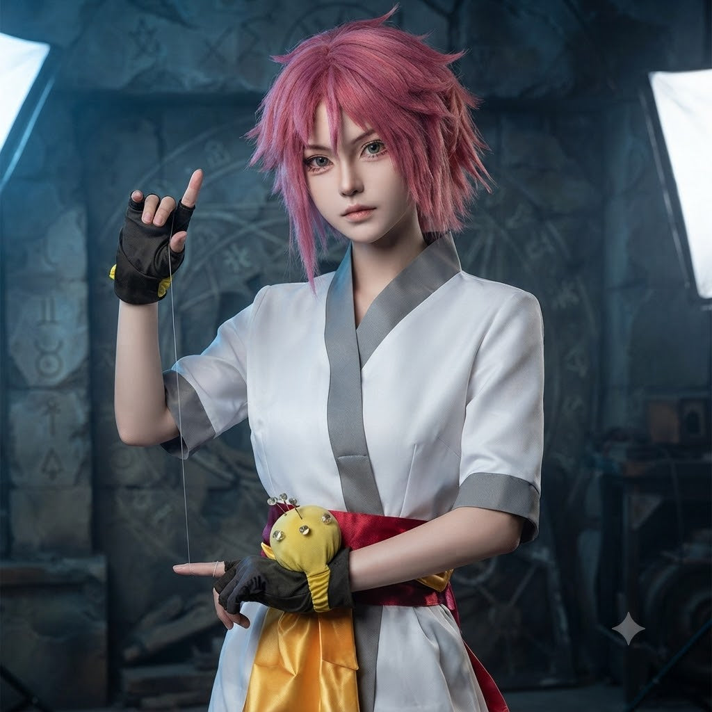 Machi Komacine Cosplay Costume Full Phantom Troupe Outfit Anime Role Play Uniform Set for Halloween, Convention & Cosplay Events – QL010 party X party