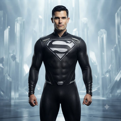 Superman Crisis on Infinite Earth Cosplay – Man of Steel Clark Kent Bodysuit Stage Costume | DC018 party X party