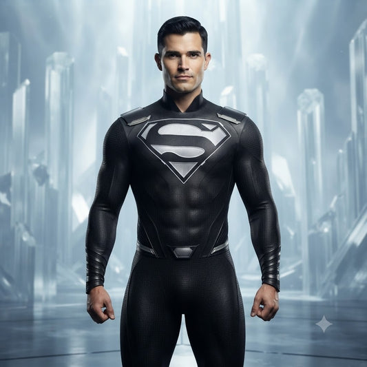 Superman Crisis on Infinite Earth Cosplay – Man of Steel Clark Kent Bodysuit Stage Costume | DC018 party X party