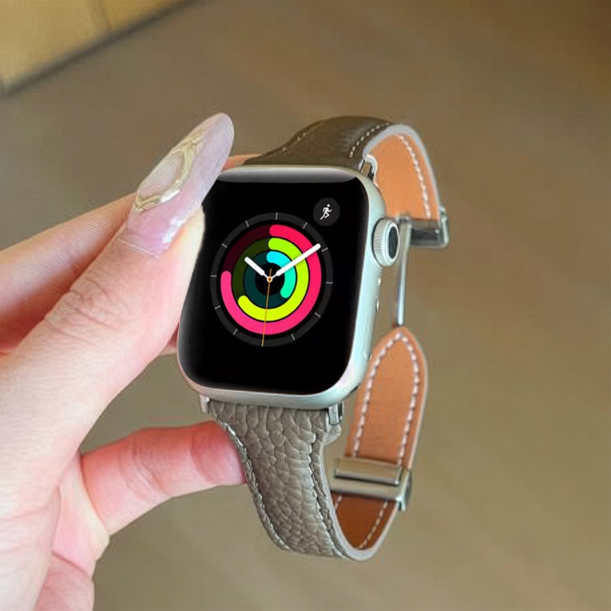 Apple Watch Women’s Leather Strap – Autumn &amp; Winter Style with Magnetic Closure SW-32 party X party