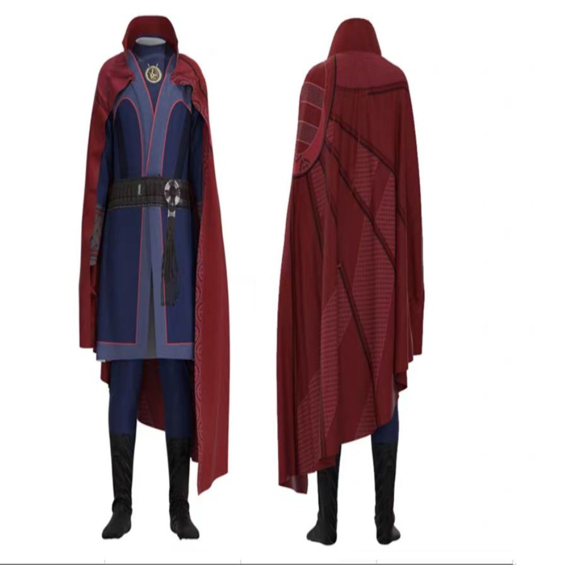 Doctor Strange Sorcerer Supreme Costume Set – Marvel Hero Cosplay Outfit for Halloween, Comic Con & Events | MTJ212 party X party