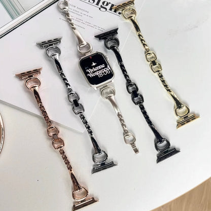 Apple Watch Horseshoe Buckle Metal Strap – Bracelet Style SW-31 party X party
