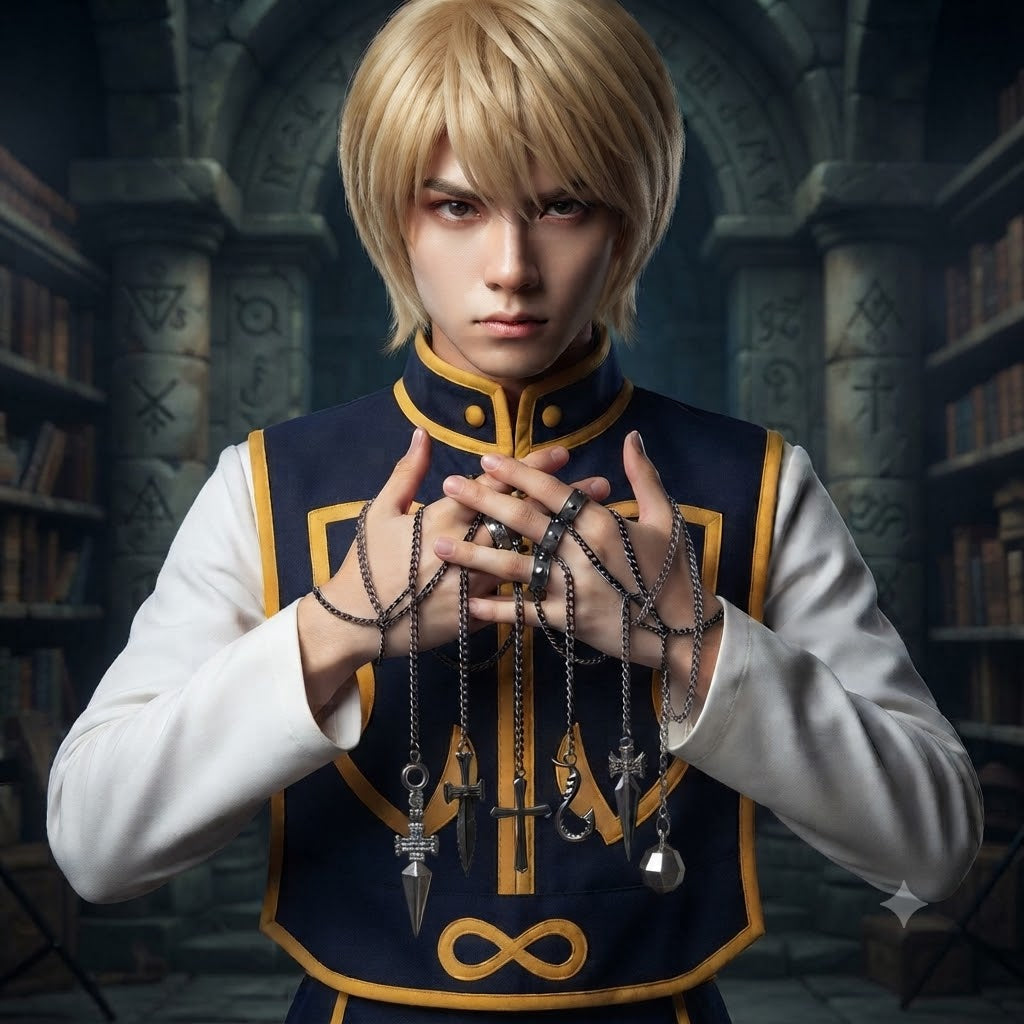 Kurapika Silver Chain Bracelet Cosplay Accessory Hunter x Hunter Anime Character Hand Jewelry Costume Prop – QL004 party X party