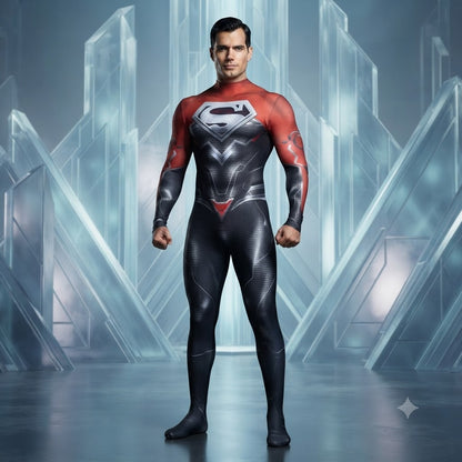 Injustice League Superman Cosplay – God Among Men Comic Character Stage & Halloween Outfit | DC011 party X party