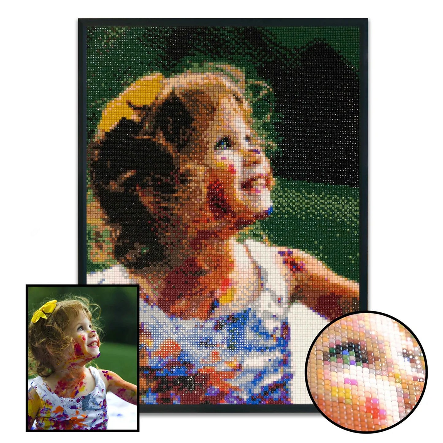 Custom Diamond Painting: Full-Drill Real-Person Photo Diamond Dotting/Sticking party X party