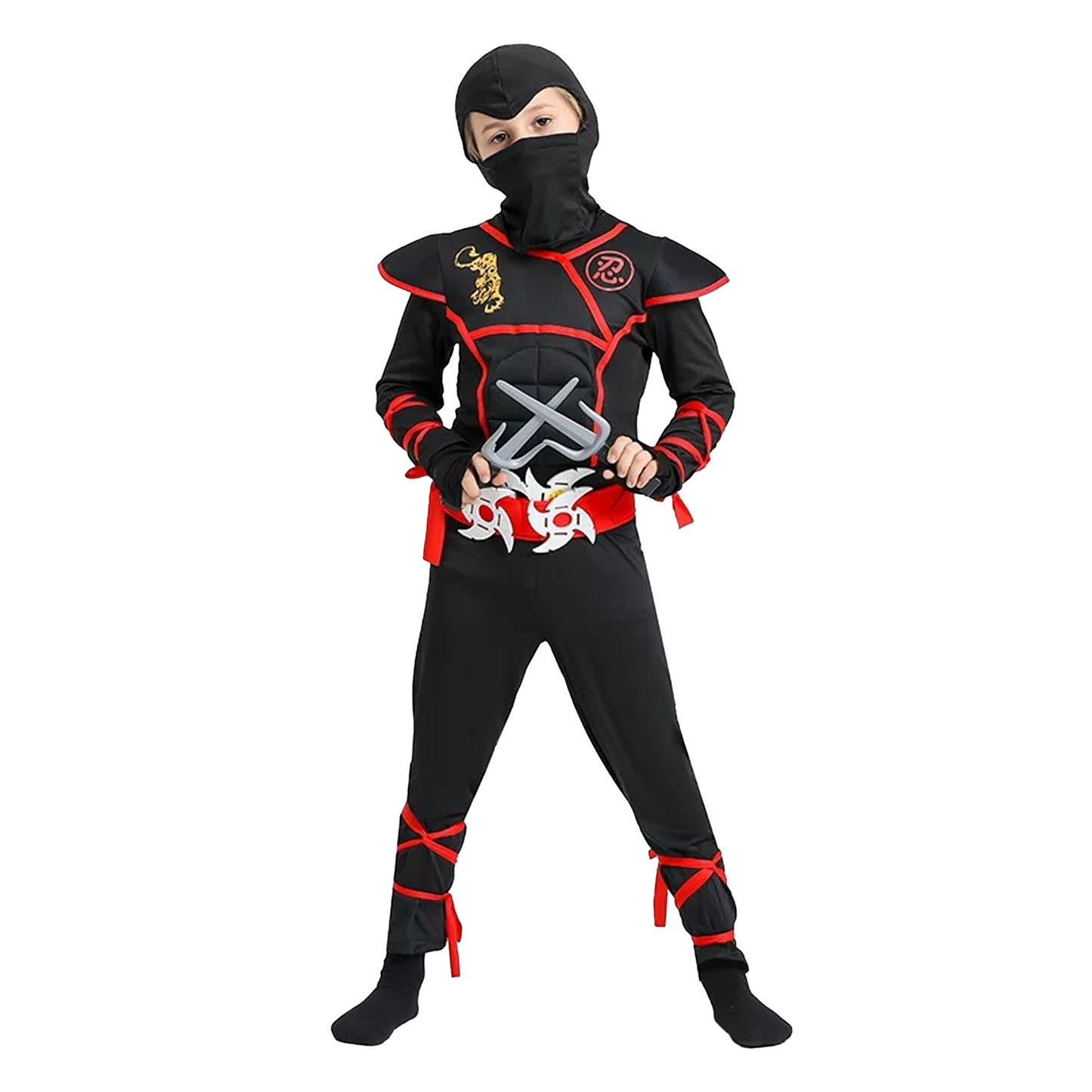 Halloween Children’s Ninja Costume Cosplay Anime Kids Samurai Outfit party X party