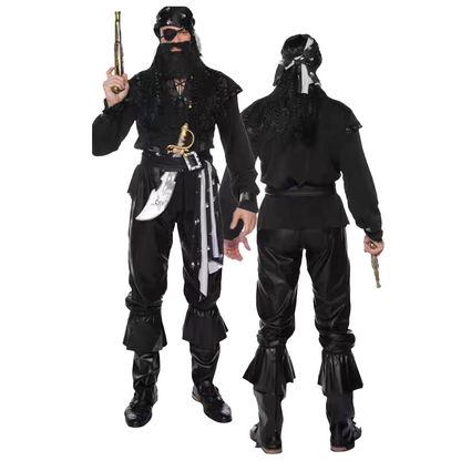 Pirate King: Cosplay Pirate Costume Pirates of the Caribbean Jack Sparrow Outfit party X party