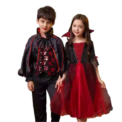 Halloween Cosplay Vampire Witch Kids Costume Performance Outfit party X party