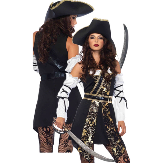 Pirate King: Cosplay Pirate Costume Pirates of the Caribbean Jack Sparrow Outfit party X party