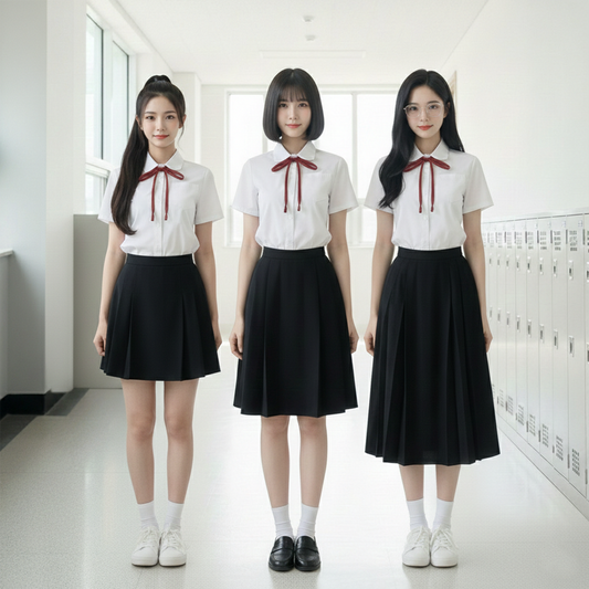 Long & Short Sleeve JK Uniform Shirt | Ju Jingyi Inspired Academy Style Student Shirt for Graduation Season C010 party X party