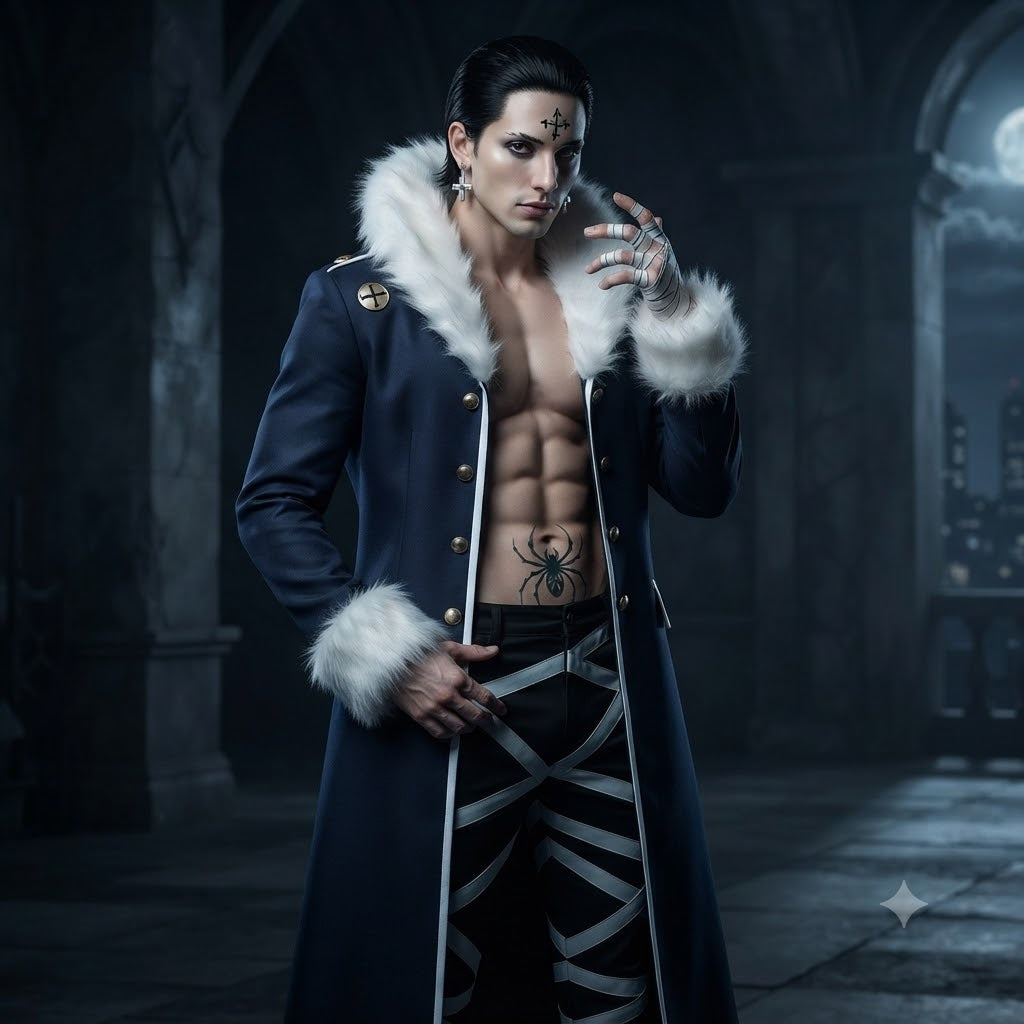 Chrollo Lucilfer Cosplay Costume Hunter x Hunter Phantom Troupe Anime Outfit for Convention, Halloween, Stage Performance & Roleplay – QL007 party X party