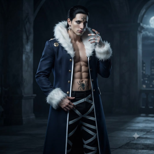 Chrollo Lucilfer Cosplay Costume Hunter x Hunter Phantom Troupe Anime Outfit for Convention, Halloween, Stage Performance & Roleplay – QL007 party X party