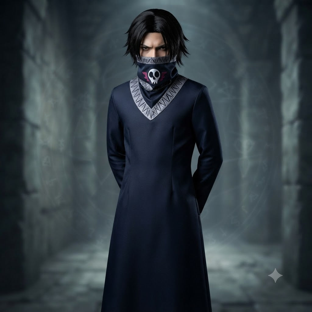 Feitan Portor Hunter x Hunter Cosplay Costume Phantom Troupe Anime Role Play Outfit for Halloween, Conventions & Events – QL008 party X party