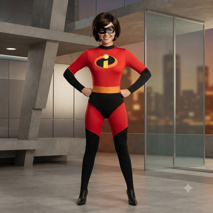 The Incredibles Children’s Superman Superhero Costume – Adult Female Agent Squad Halloween Cosplay Set | DC015 party X party