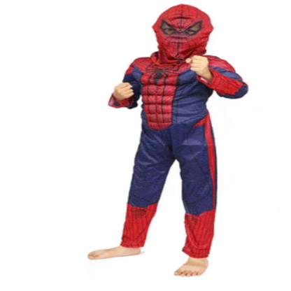 Spider-Man Kids Costume – Marvel Superhero Cosplay Suit for Boys Halloween Party & Performance | MTJ207 party X party