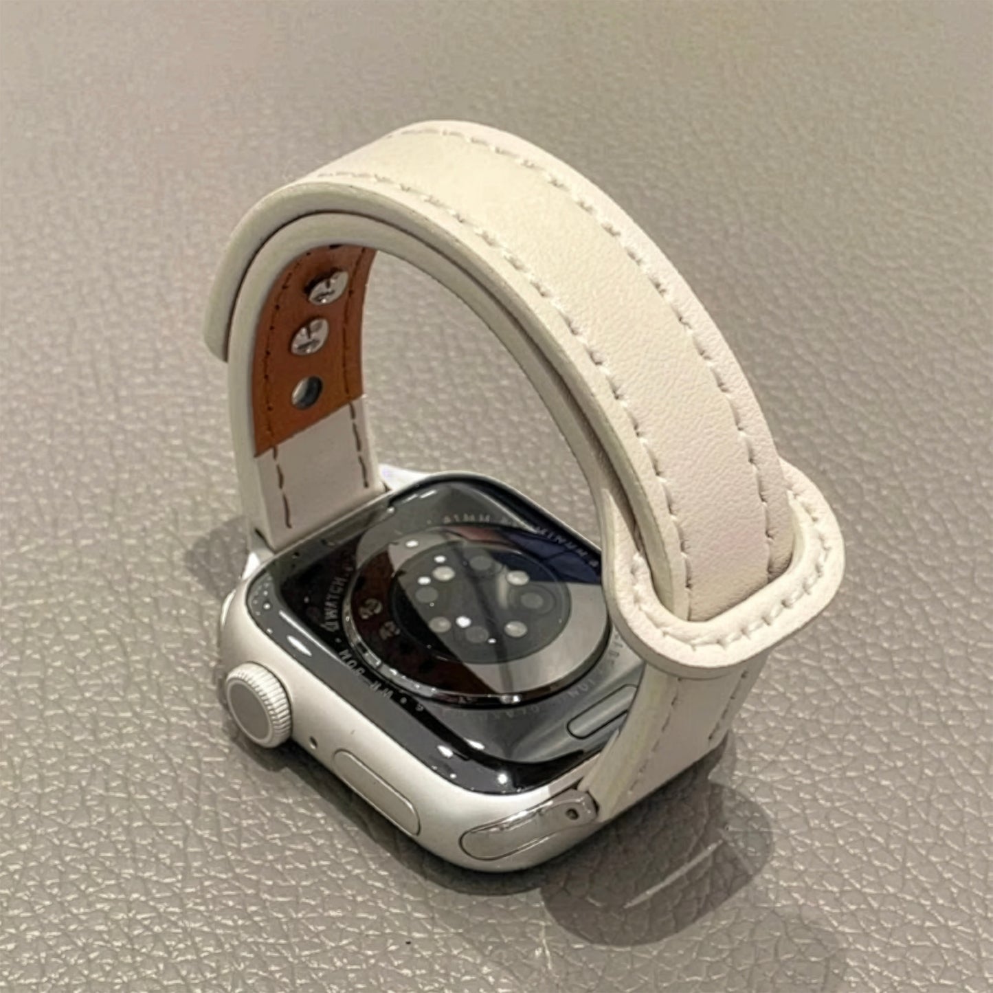 Apple Watch Minimalist Slim Leather Strap – Double-Pin Design SW-34 party X party
