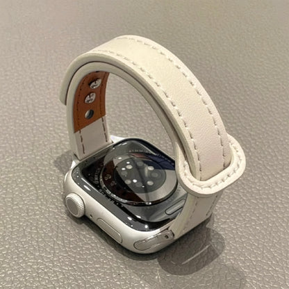 Apple Watch Minimalist Slim Leather Strap – Double-Pin Design SW-34 party X party