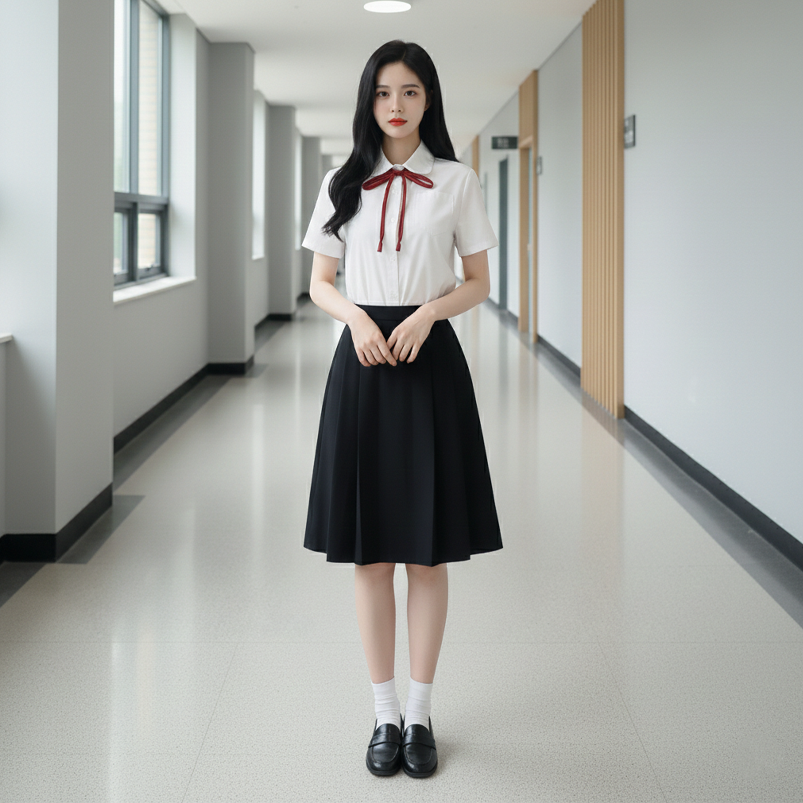 Long & Short Sleeve JK Uniform Shirt | Ju Jingyi Inspired Academy Style Student Shirt for Graduation Season C010 party X party
