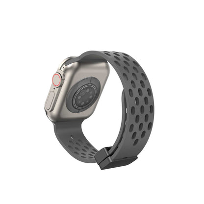 Suitable for Apple Watch Apple Watch S8 Universal Strap Hole Magnetic Silicone Apple Strap – SW-05 party X party