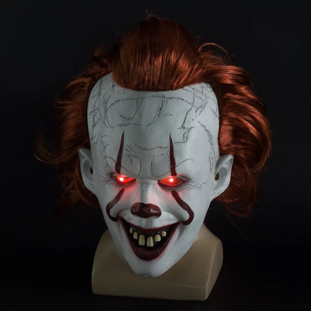 Scary Clown Horror Masks for Halloween | Latex Cosplay Inspired by "It" and Joker Versions
