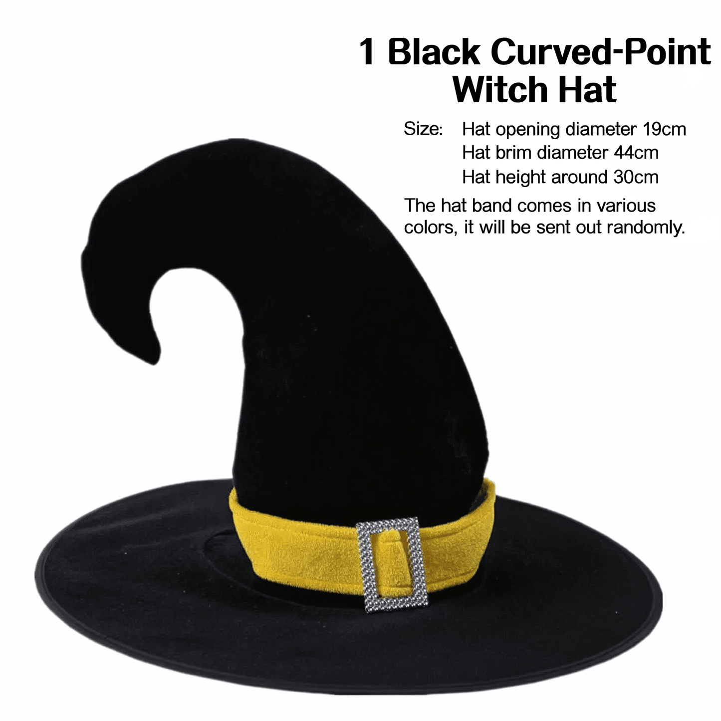 Halloween Witch Hat Costume Accessory – Assorted Designs | Kids & Adults - party X party