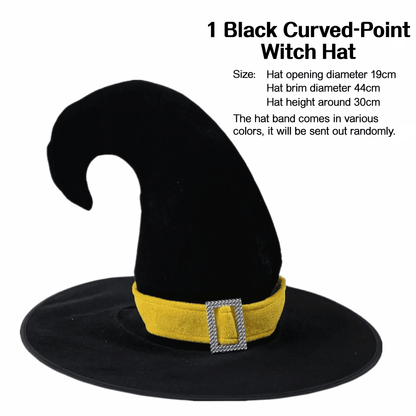 Halloween Witch Hat Costume Accessory – Assorted Designs | Kids & Adults - party X party