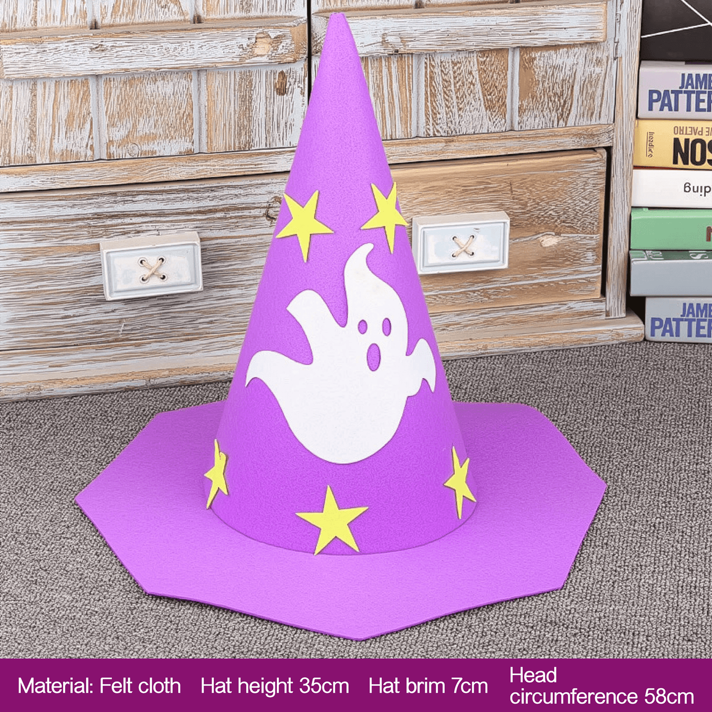 Kids Halloween Pumpkin & Character Witch Hat | Costume Party Accessory - party X party