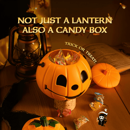 Pumpkin Handheld Lantern – Halloween Decoration (With Light & Without Light Options) - party X party