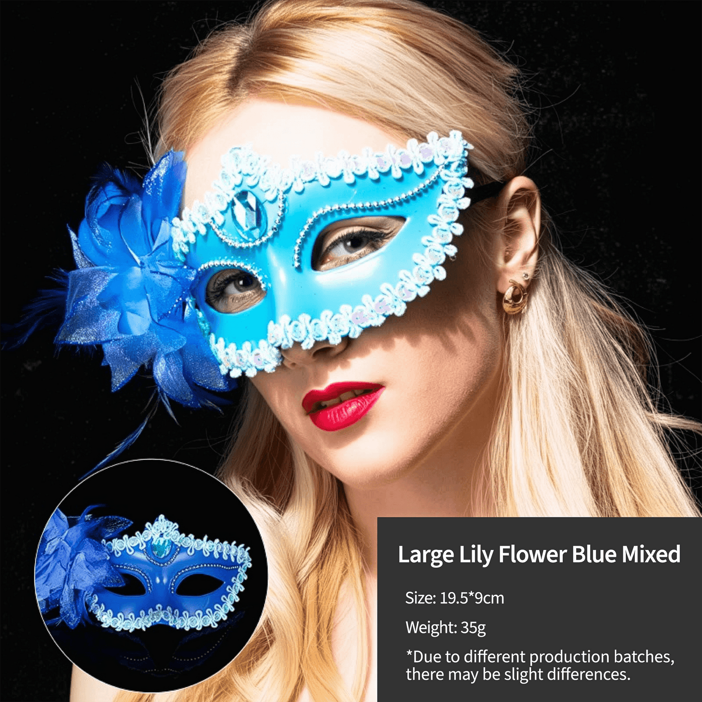 Elegant Feather & Lace Masquerade Masks - Venetian-Style for Halloween - party X party
