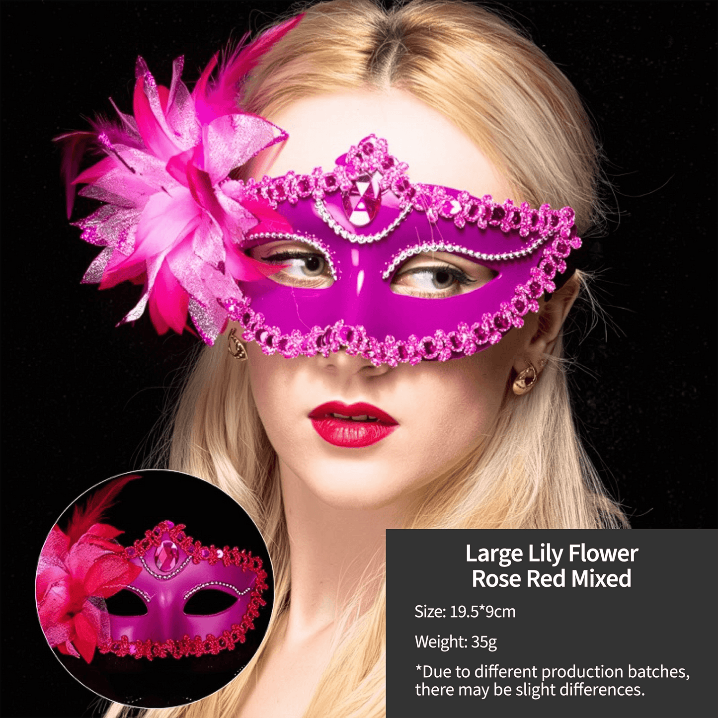 Elegant Feather & Lace Masquerade Masks - Venetian-Style for Halloween - party X party