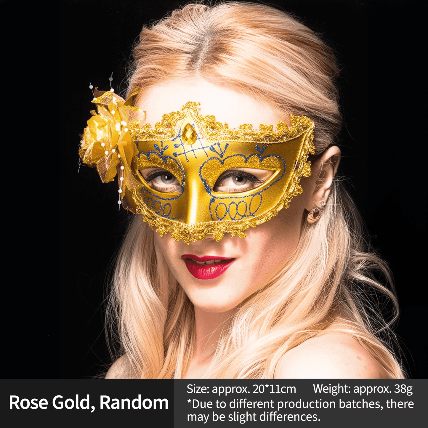 Elegant Feather & Lace Masquerade Masks - Venetian-Style for Halloween - party X party