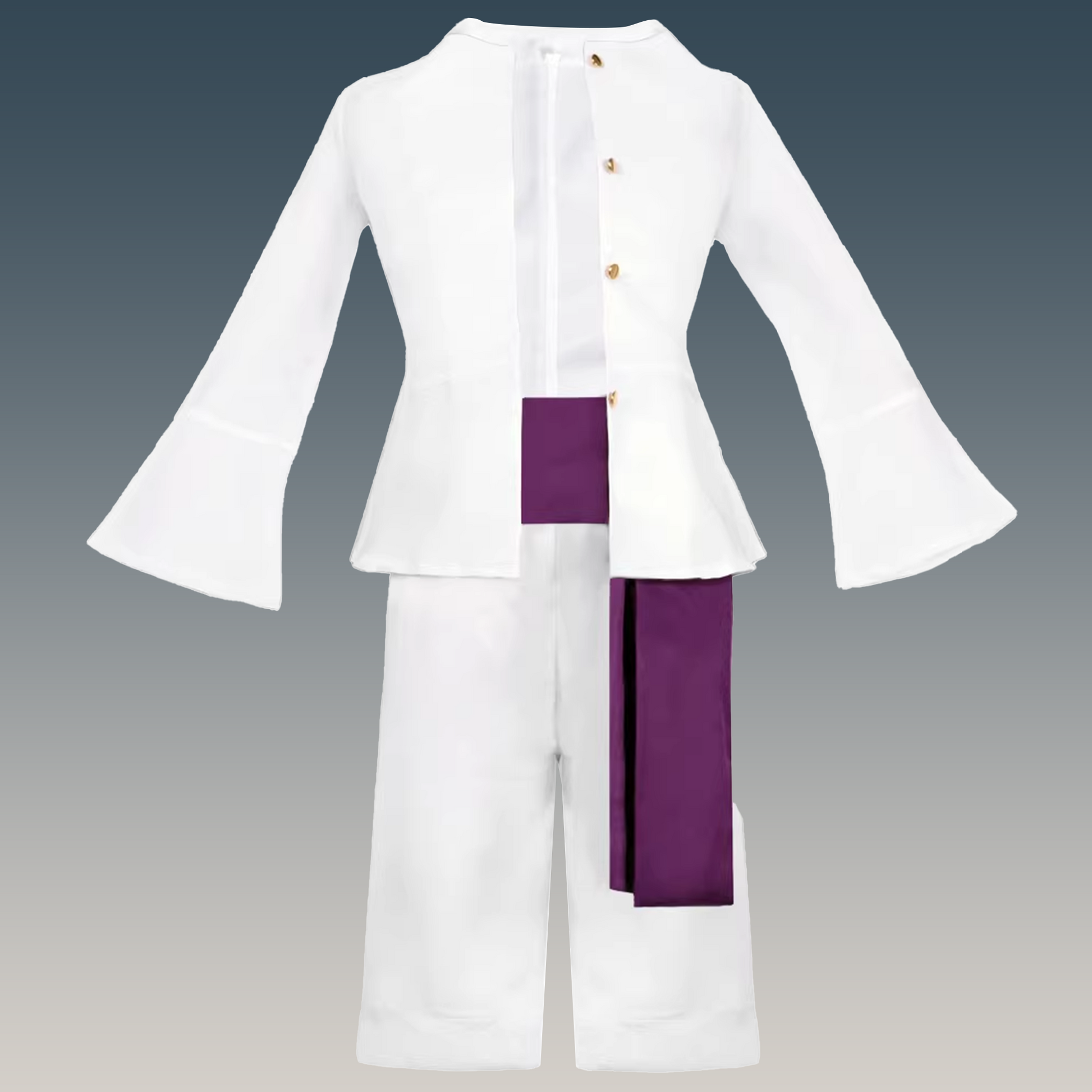 One Piece Wano Country Awakening – Monkey D. Luffy Gear 5 Sun God Nika Cosplay Costume 0024 party X party