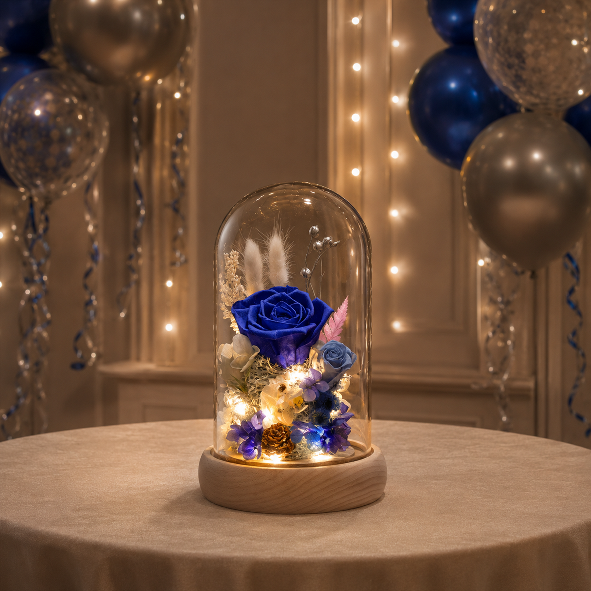 Eternal Blue Rose Flower– F03-BE party X party