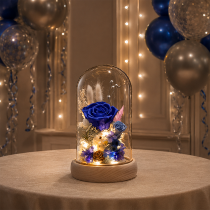 Eternal Blue Rose Flower– F03-BE party X party