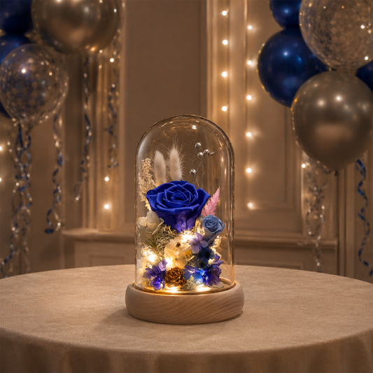 Eternal Blue Rose Flower– F03-BE party X party