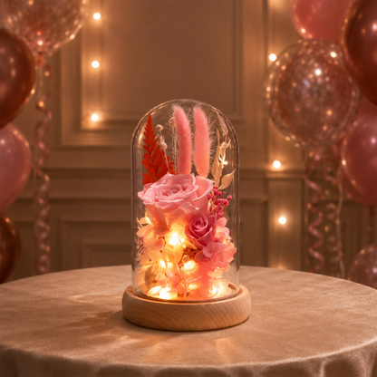 Eternal Pink Rose Display – F03-PK for Timeless Elegance party X party