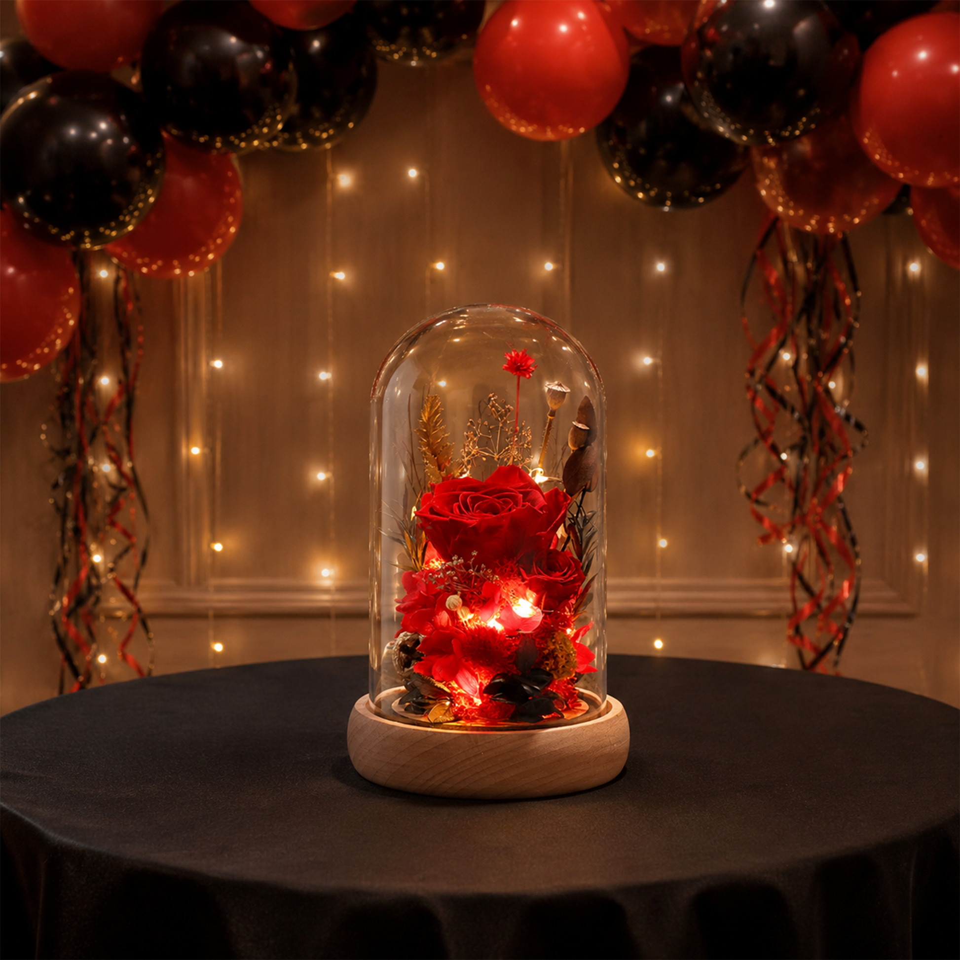 Eternal Red Rose Display – Exquisite Floral Arrangement F03-RD party X party