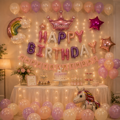 Birthday Balloons Party PARTY Mixed Color Balloons Celebration Decoration Set – S093 party X party