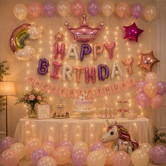 Birthday Balloons Party PARTY Mixed Color Balloons Celebration Decoration Set – S093 party X party