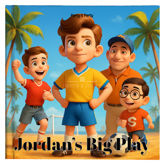 (Your Child's Name) Big Play - A Personalized Storybook party X party