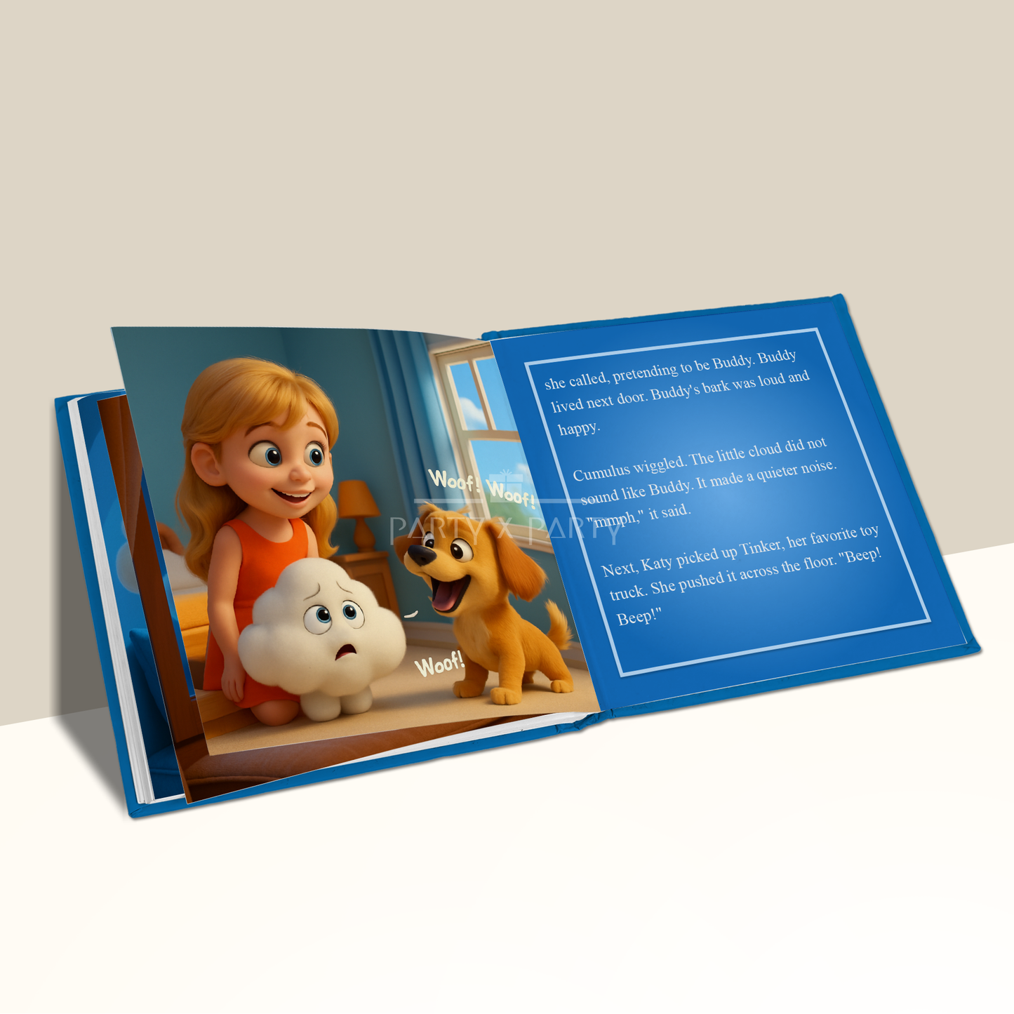 Katy and the Cloud's Sound - A Personalized Storybook party X party