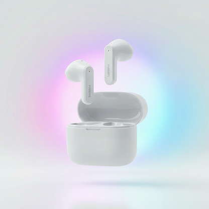 Philips TAT2139WT/97 13 mm True Wireless Earbuds – White LP‑124 | 28 h Battery & Dynamic Bass